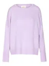 Lisa Yang Crew-neck Cashmere Sweater In Purple