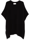 Lisa Yang Crew-neck Knitted Top In Black