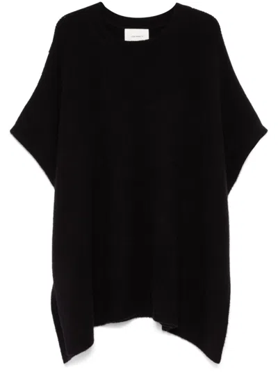 Lisa Yang Crew-neck Knitted Top In Black