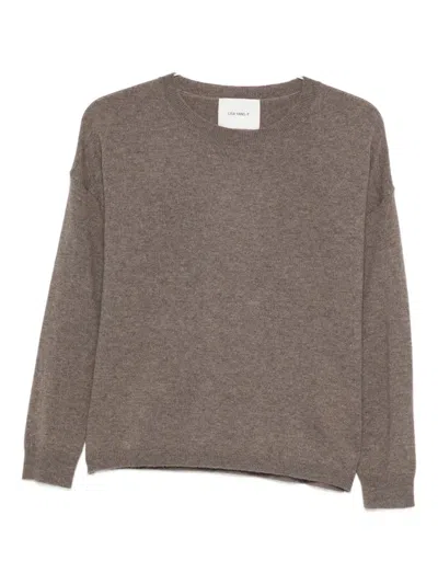 Lisa Yang Crew-neck Sweater In Brown