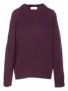 Lisa Yang Crew-neck Sweater In Burgundy