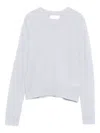 Lisa Yang Crew-neck Sweater In Gray
