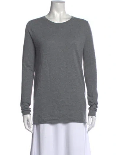 Pre-owned Lisa Yang Crew Neck Sweater In Gray