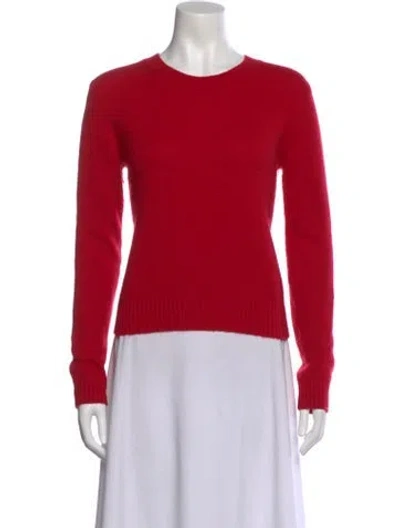 Pre-owned Lisa Yang Crew Neck Sweater In Red