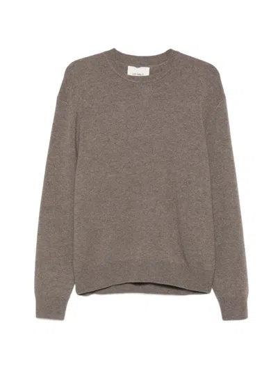 Lisa Yang Crew-neck Cashmere Sweater In Gray