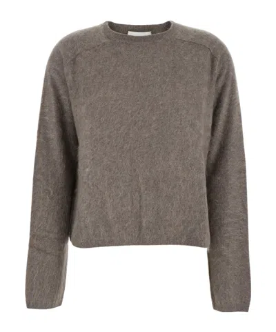 Lisa Yang Crewneck Cashmere Sweater In Brown