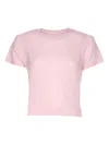 Lisa Yang Crewneck Knitted T-shirt In Pink