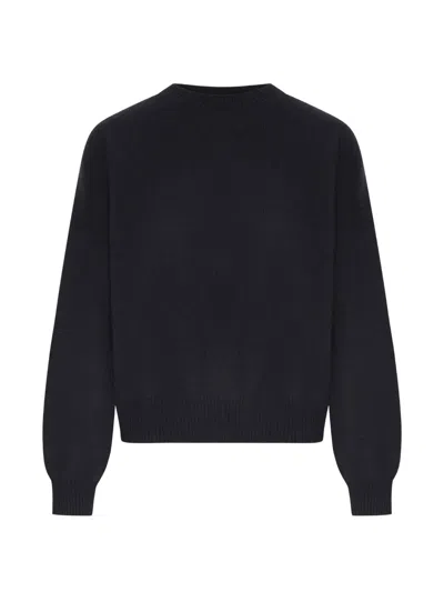 Lisa Yang Veira Cashmere Sweater With Wide Sleeves In Black