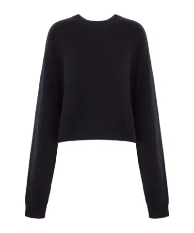 Lisa Yang Crew-neck Sweater In Black