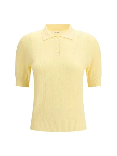 Lisa Yang Cristine Polo Shirt In Yellow