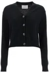 Lisa Yang The Abby Cashmere Sparkle Cardigan In Black