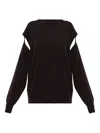Lisa Yang Cut-out Sweater In Black