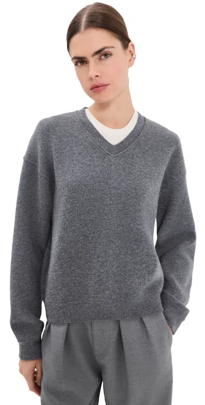 Lisa Yang Cyrilla Cashmere Sweater Graphite In Gray