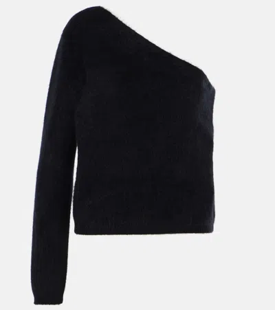 Lisa Yang Dae One-shoulder Cashmere Top In Black