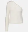 Lisa Yang Dae One-shoulder Cashmere Top In White