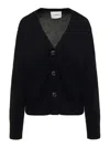 Lisa Yang 'danni' Black Knitted Cardigan In Cashmere Woman In Black