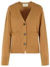 Lisa Yang 'danni' Beige Cashmere Cardigan Women In Brown