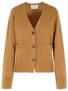 Lisa Yang 'danni' Beige Cashmere Cardigan Women In Brown