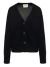 Lisa Yang 'danni' Black Knitted Cardigan In Black