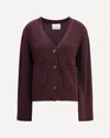 Lisa Yang Danni Cardigan In Burgundy