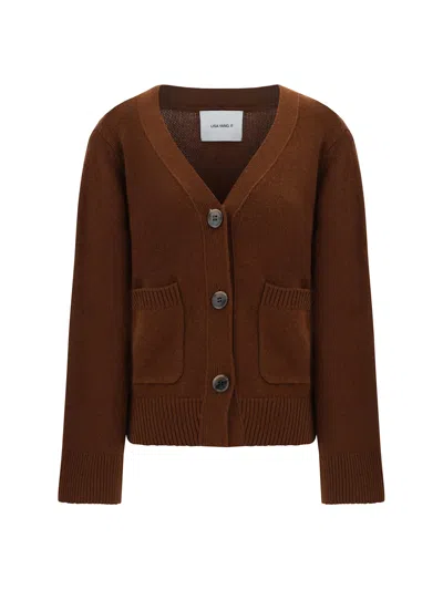 Lisa Yang Danni Cardigan In Brown