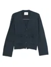 Lisa Yang Danni Cashmere Cardigan In Blue