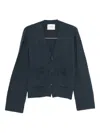 Lisa Yang Danni Cashmere Cardigan In Blue