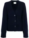 Lisa Yang Danni Cashmere Cardigan In Blue