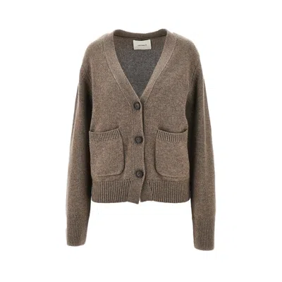 Lisa Yang 'danni' Cashmere Cardigan In Brown