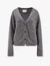 Lisa Yang Danni Cashmere Cardigan In Gray