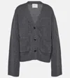 Lisa Yang Danni Cashmere Cardigan In Grey
