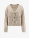 Lisa Yang Danni Cashmere Cardigan In Neutral
