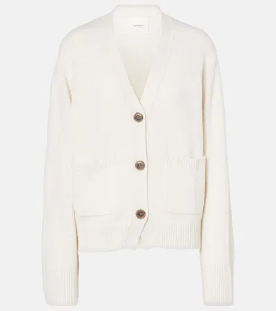 Lisa Yang Danni Cashmere Cardigan In White