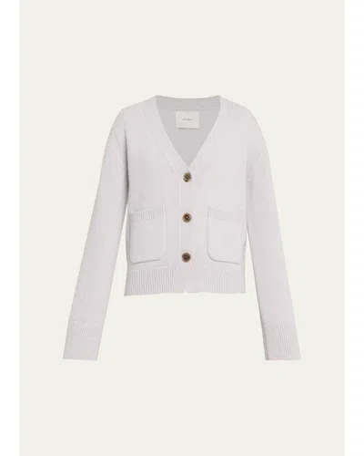 Lisa Yang Danni Cashmere V-neck Cardigan In Neutral