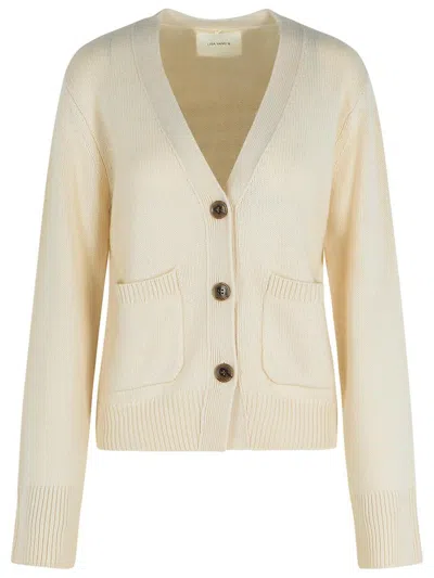 Lisa Yang 'danni' Cream Cashmere Cardigan