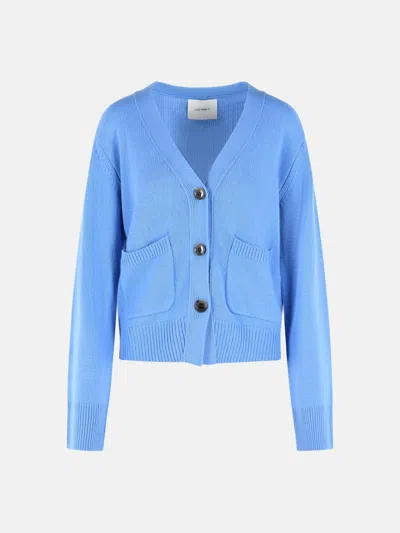 Lisa Yang 'danni' Light Blue Cashmere Cardigan