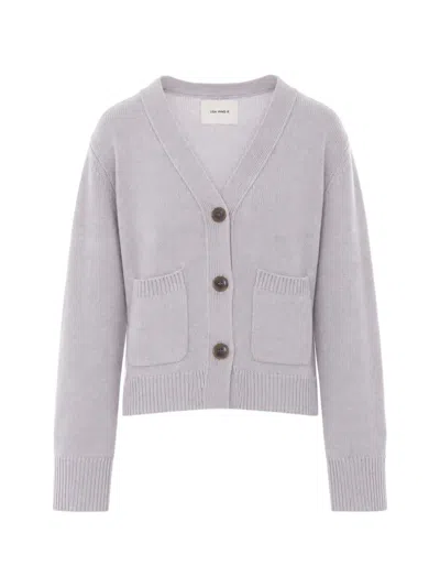 Lisa Yang Danni Patch-pocket Cardigan In Blue