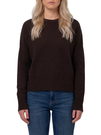 Lisa Yang Dark Oak Mila Sweater In Burgundy