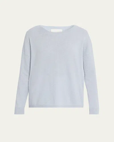Lisa Yang Dea Cashmere Crewneck Sweater In Blue
