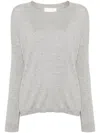 Lisa Yang Gray Dea Sweater In Grey