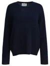 Lisa Yang Deep Blue Cashmere Knit Sweater In Blue