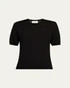 Lisa Yang Delila Cashmere Crewneck T-shirt In Black