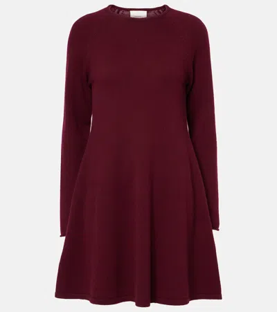 Lisa Yang Didih Cashmere Minidress In Purple