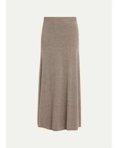 Lisa Yang Dolly Cashmere Maxi Skirt In Gray