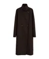 Lisa Yang Doublé Button Coat In Brown
