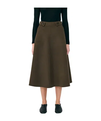 Lisa Yang Doublé Skirt In Brown