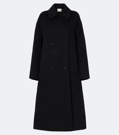 Lisa Yang Doublé Wool And Alpaca Coat In Black