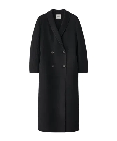 Lisa Yang Double-breasted Coat In White