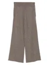 Lisa Yang Drawstring Trousers In Brown