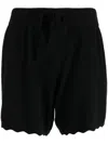 Lisa Yang Drawstring-waist Cashmere Shorts In Black